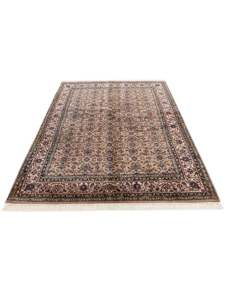 Detail image of 5' 4 x 8' 6 Hand Knotted Mir Wool Rug