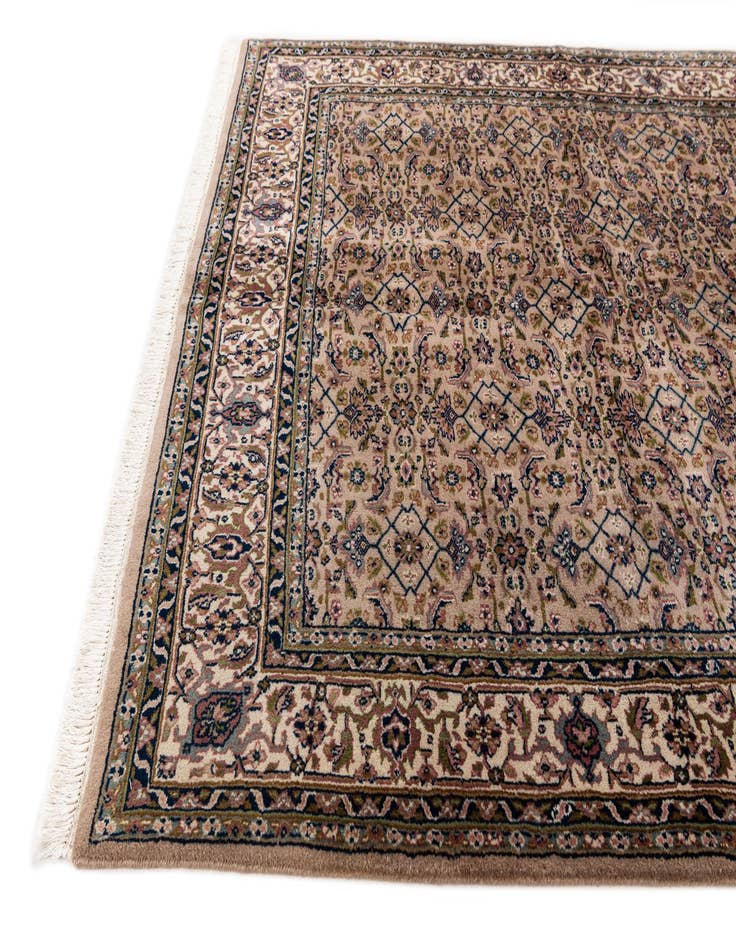 Detail image of 5' 4 x 8' 6 Hand Knotted Mir Wool Rug