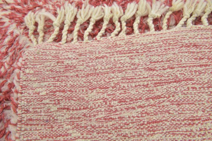 4' 8 x 8' Hand Knotted Moroccan Wool Rug