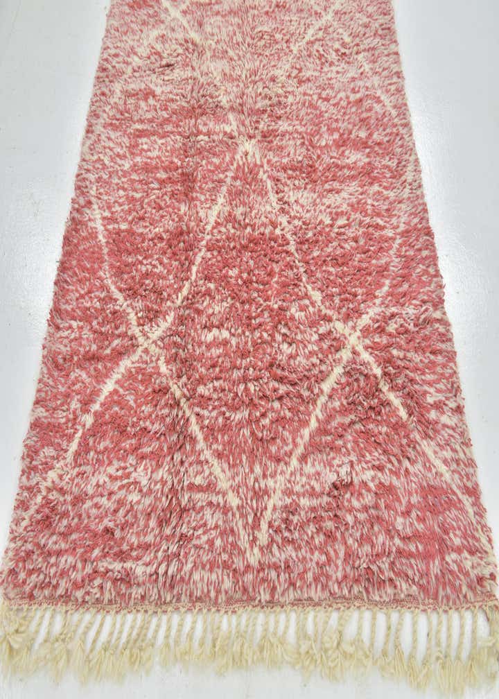 4' 8 x 8' Hand Knotted Moroccan Wool Rug
