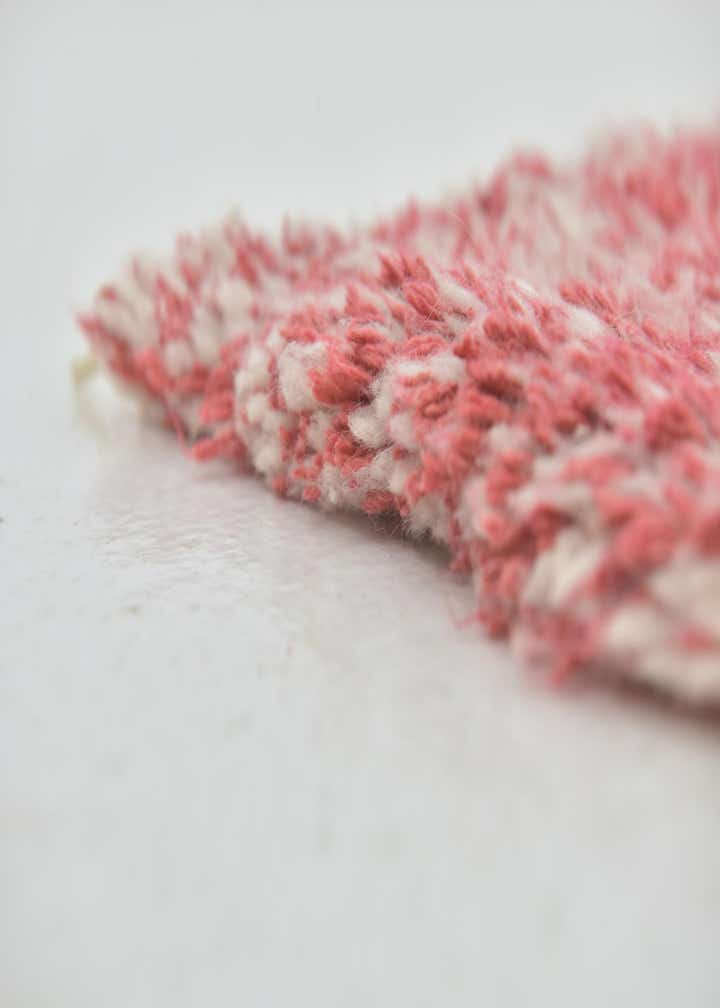 4' 8 x 8' Hand Knotted Moroccan Wool Rug