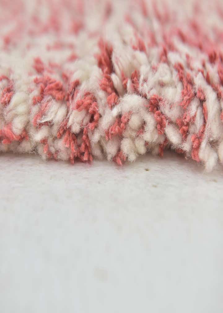 4' 8 x 8' Hand Knotted Moroccan Wool Rug