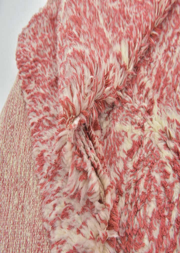 4' 8 x 8' Hand Knotted Moroccan Wool Rug