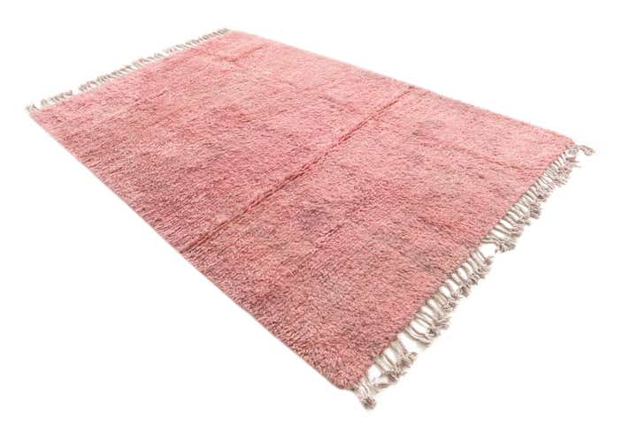 155cm x 240cm Handgeknüpft Marokkanisch Wolle Teppich