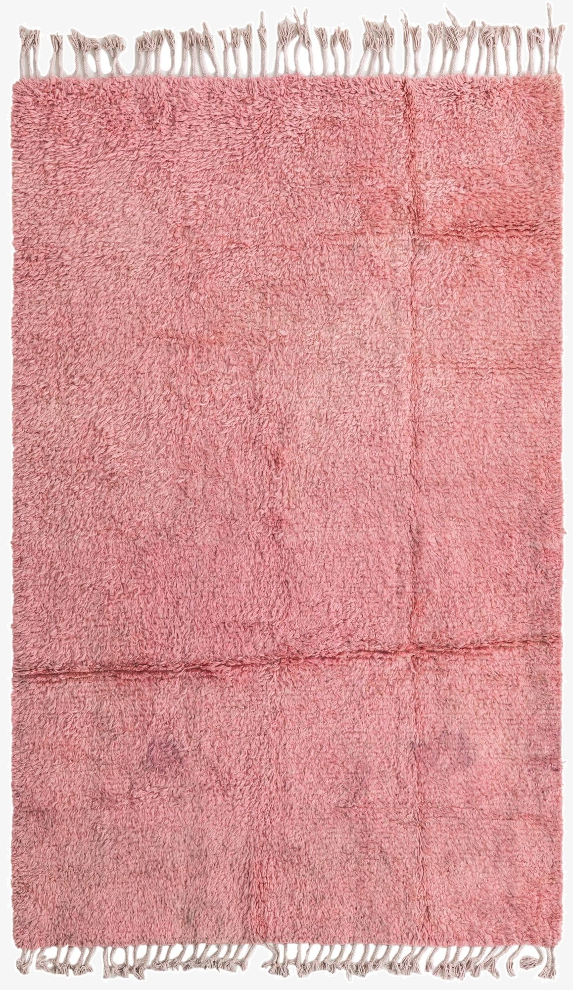 5' 1 x 7' 10  Hand Knotted Moroccan Wool Rug