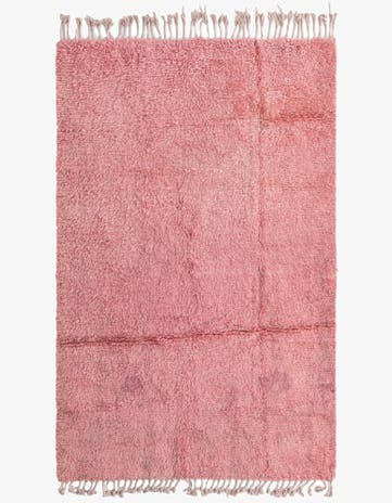 5' 1 x 7' 10 Hand Knotted Moroccan Wool Rug