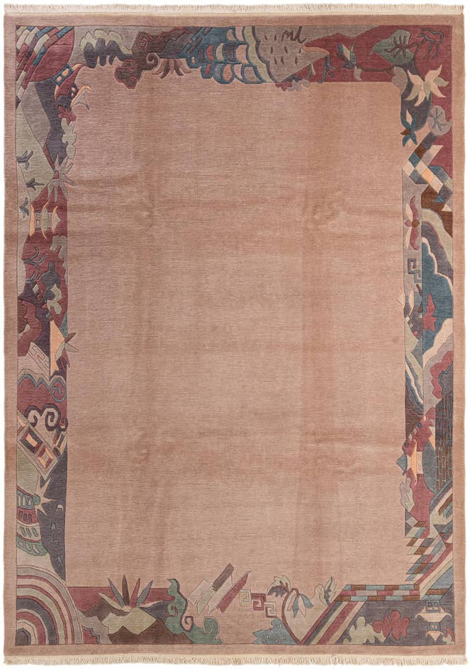 Detail image of 8' 6 x 11' 9 Hand Knotted Nepal Wool Rug
