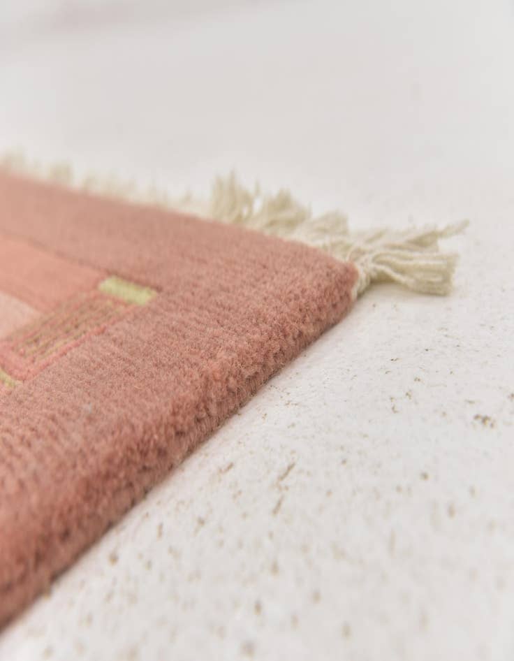 Detail image of 5' x 6' 6  Hand Knotted Nepal Wool Rug