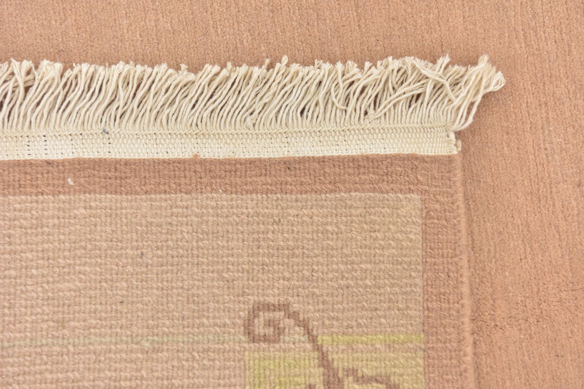 4' 8 x 6' 6 Hand Knotted Nepal Wool Rug