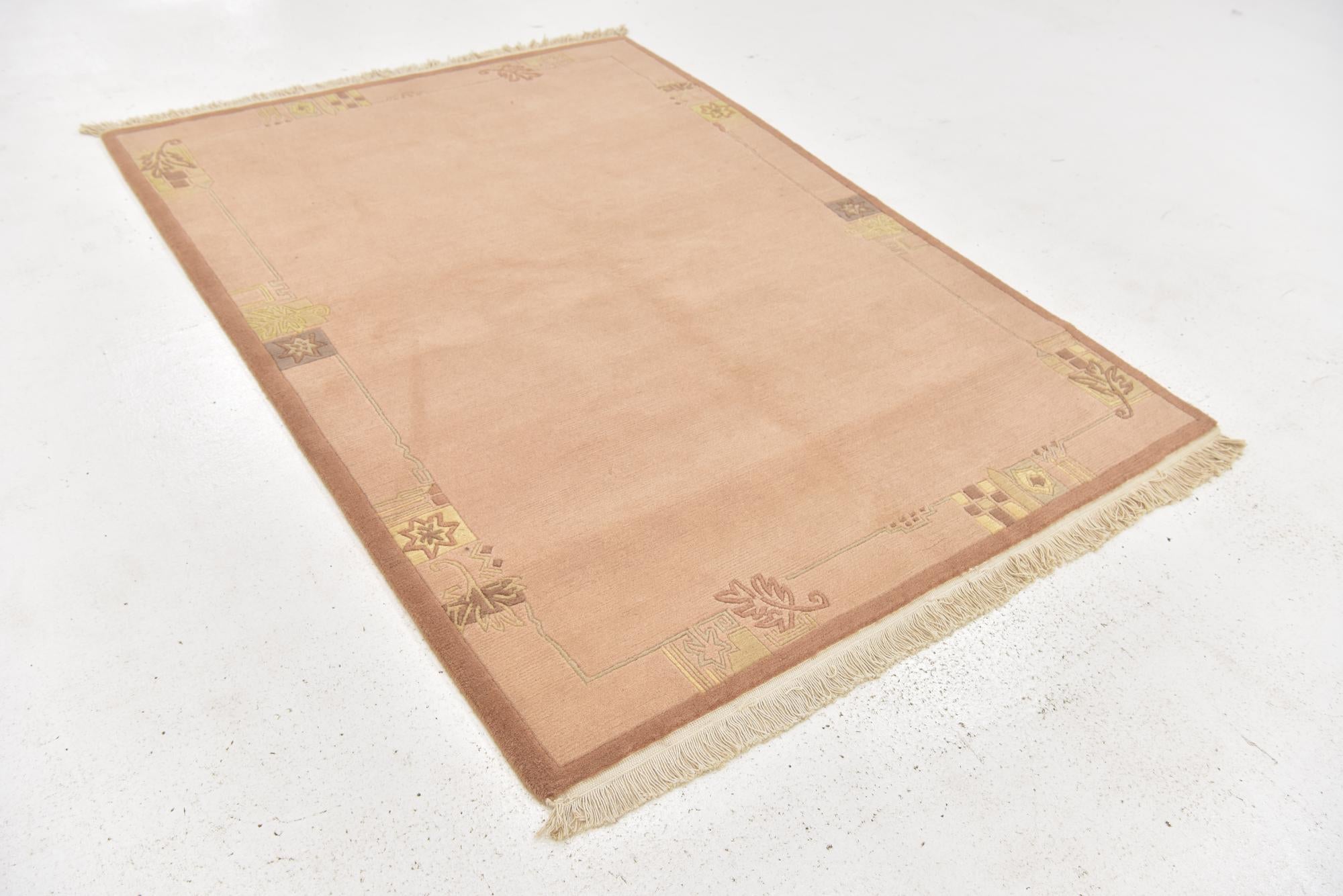 4' 8 x 6' 6 Hand Knotted Nepal Wool Rug
