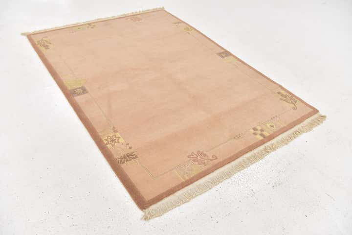 4' 8 x 6' 6 Hand Knotted Nepal Wool Rug