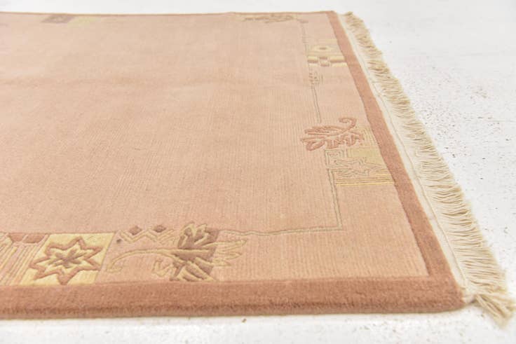 Detail image of 4' 8 x 6' 6 Hand Knotted Nepal Wool Rug