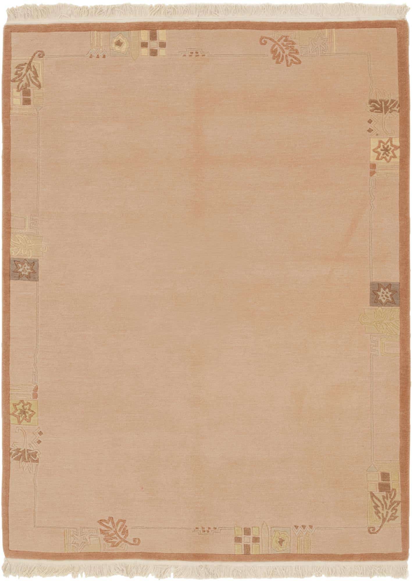 4' 8 x 6' 6 Hand Knotted Nepal Wool Rug