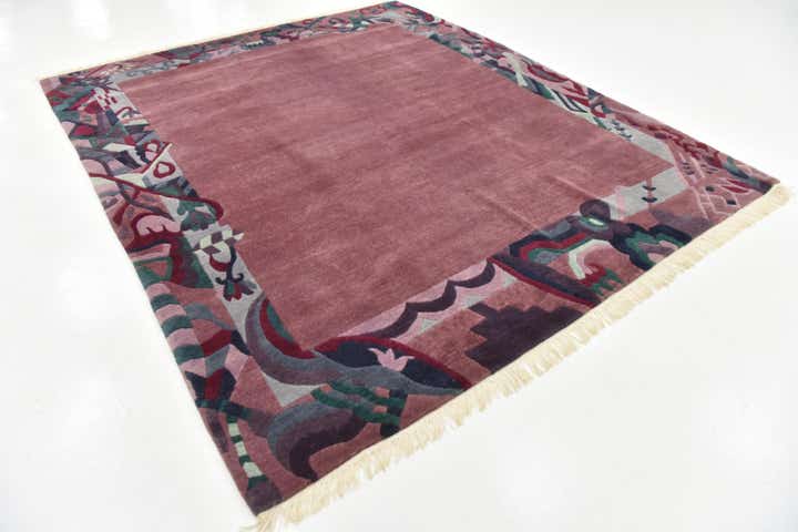8' 4 x 10' Hand Knotted Nepal Wool Rug