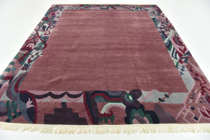 8' 4 x 10' Hand Knotted Nepal Wool Rug