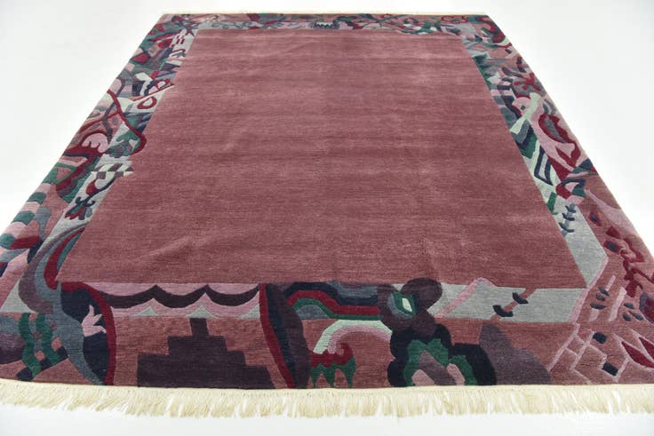 Detail image of 8' 4 x 10' Hand Knotted Nepal Wool Rug