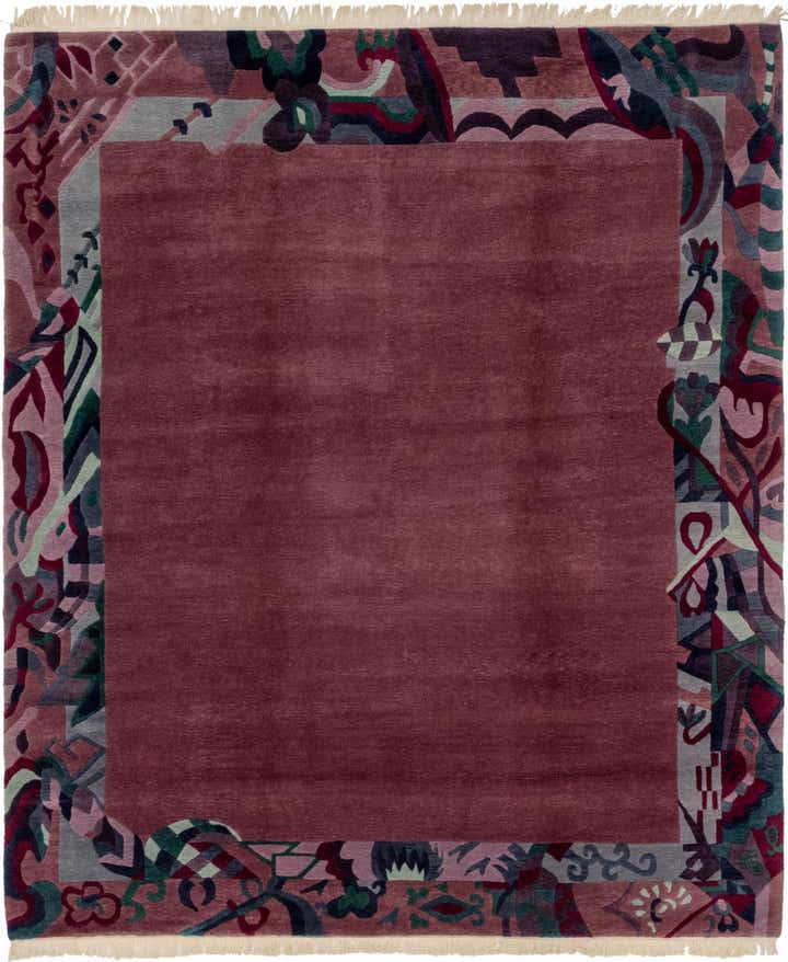 8' 4 x 10' Hand Knotted Nepal Wool Rug