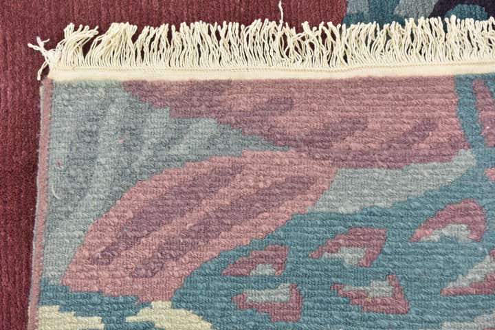 8' 2 x 10' Hand Knotted Nepal Wool Rug