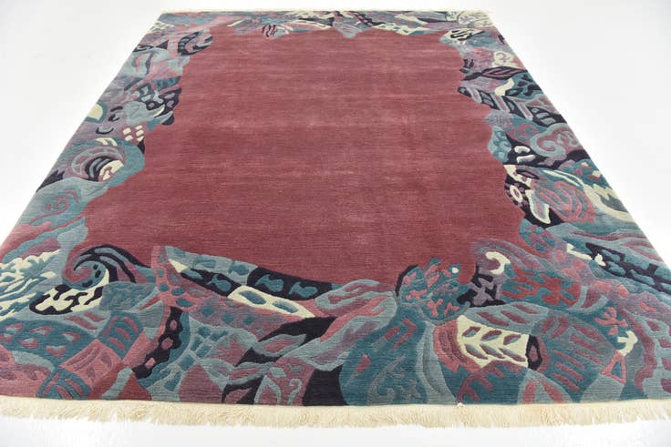 Detail image of 8' 2 x 10' Hand Knotted Nepal Wool Rug