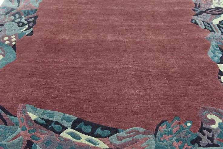 Detail image of 8' 2 x 10' Hand Knotted Nepal Wool Rug