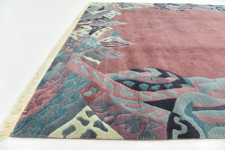 Detail image of 8' 2 x 10' Hand Knotted Nepal Wool Rug