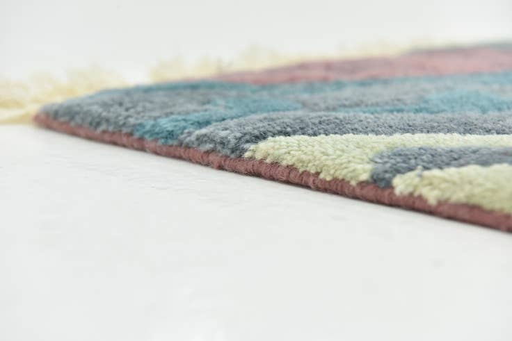 Detail image of 8' 2 x 10' Hand Knotted Nepal Wool Rug