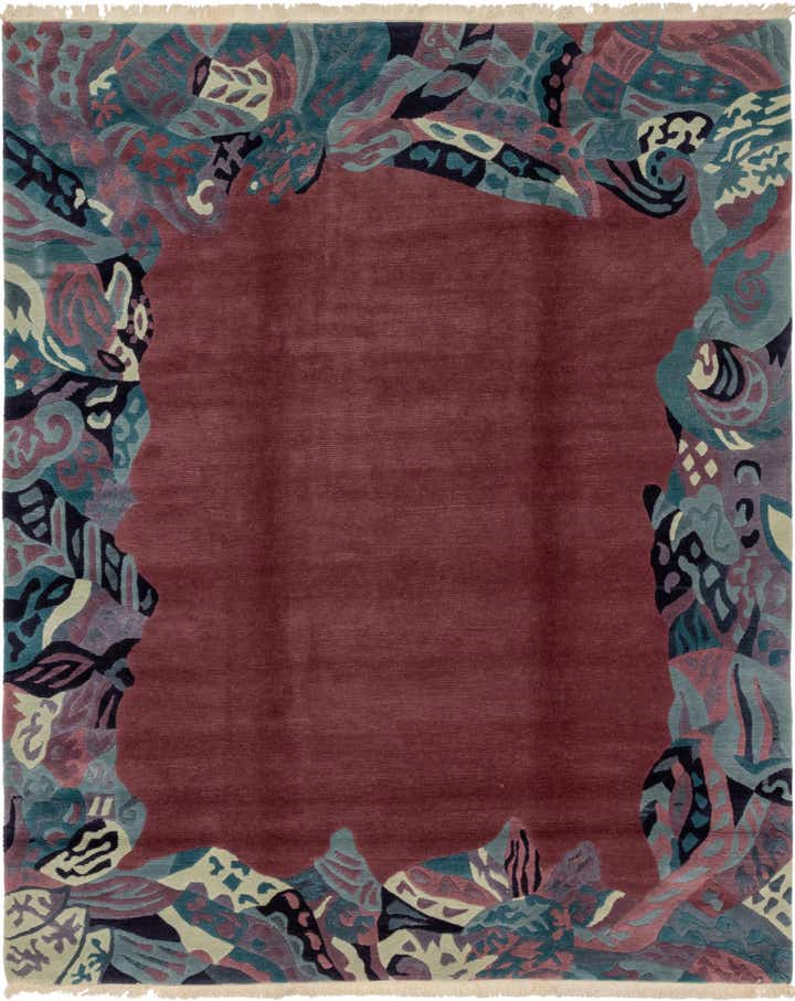 8' 2 x 10' Hand Knotted Nepal Wool Rug