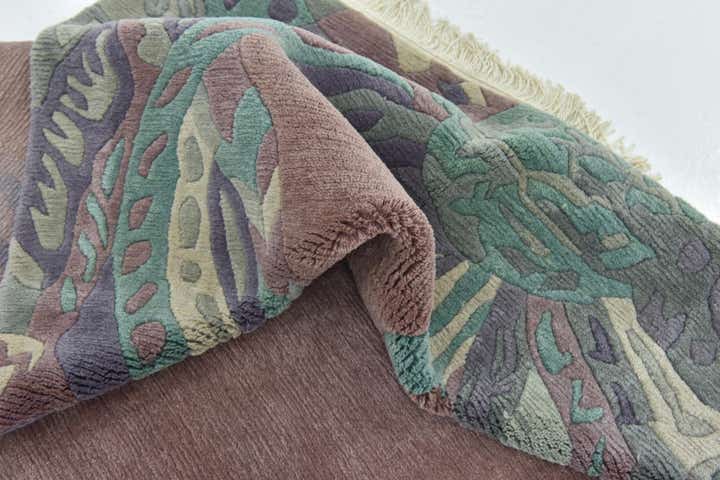 6' 7 x 9' 10 Hand Knotted Nepal Wool Rug