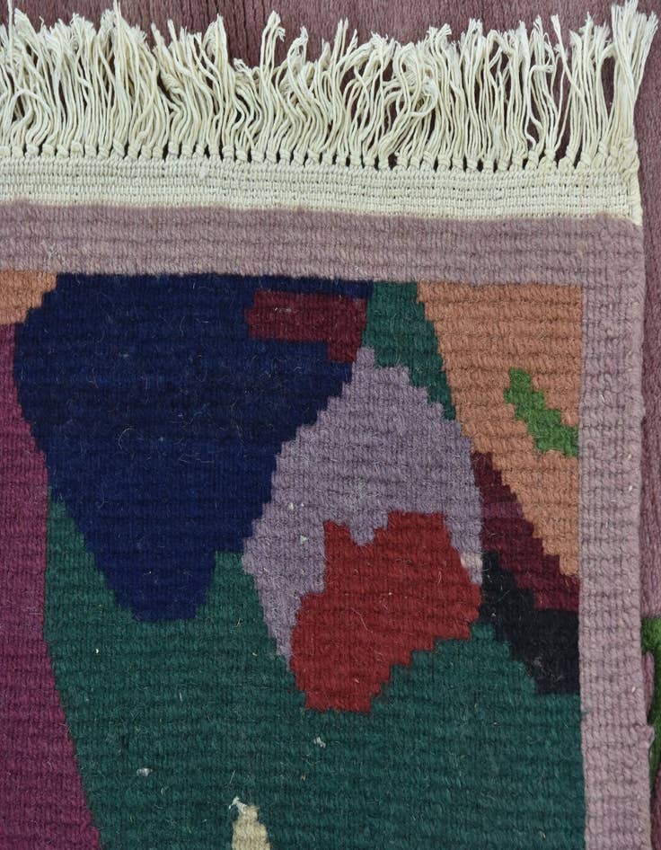 Detail image of 6' 9 x 8' 3 Hand Knotted Nepal Wool Rug