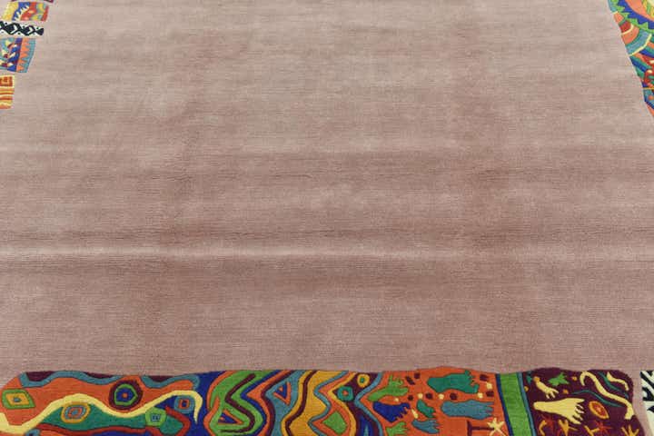 6' 8 x 8' 2 Hand Knotted Nepal Wool Rug