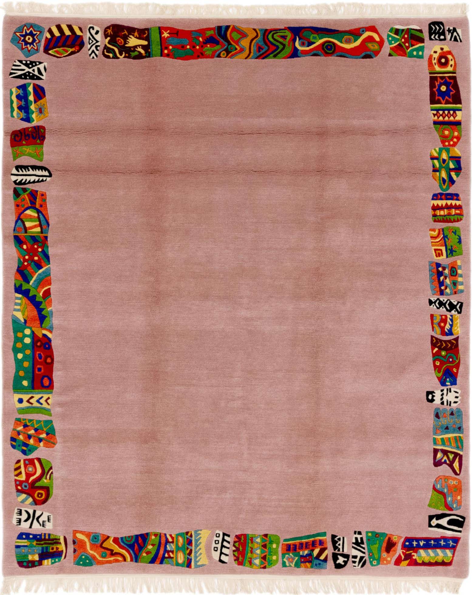 6' 8 x 8' 2 Hand Knotted Nepal Wool Rug