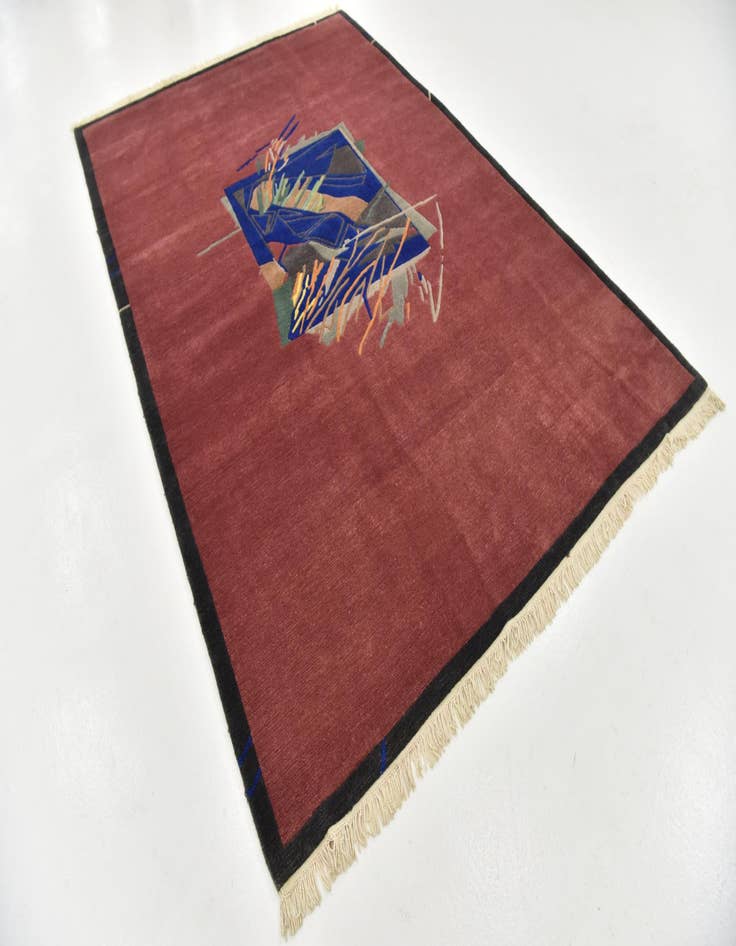 Detail image of 6' 7 x 9' 9  Hand Knotted Nepal Wool Rug