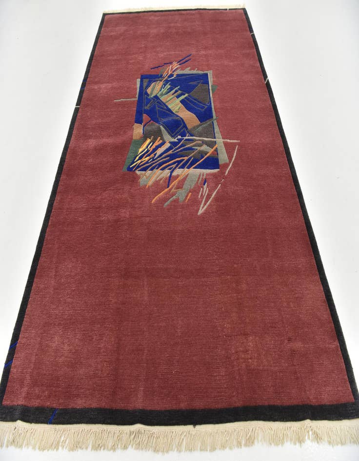 Detail image of 6' 7 x 9' 9  Hand Knotted Nepal Wool Rug