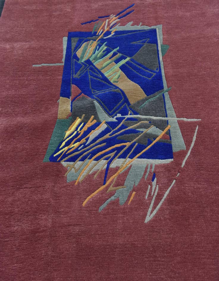 Detail image of 6' 7 x 9' 9  Hand Knotted Nepal Wool Rug