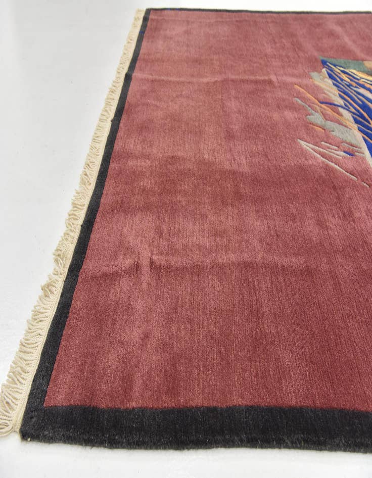 Detail image of 6' 7 x 9' 9  Hand Knotted Nepal Wool Rug