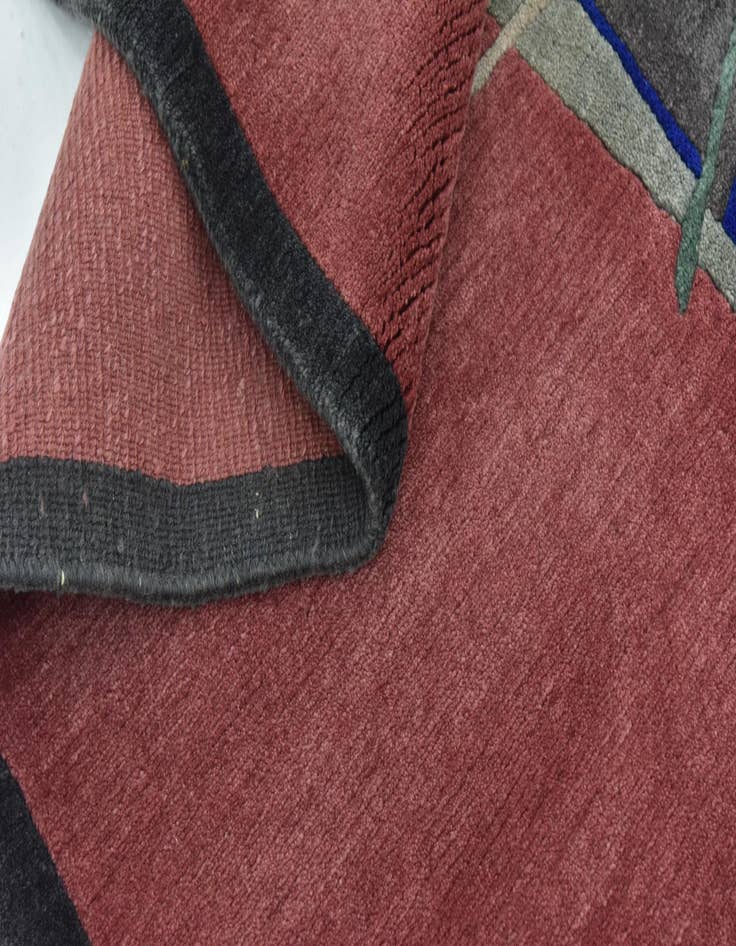 Detail image of 6' 7 x 9' 9  Hand Knotted Nepal Wool Rug