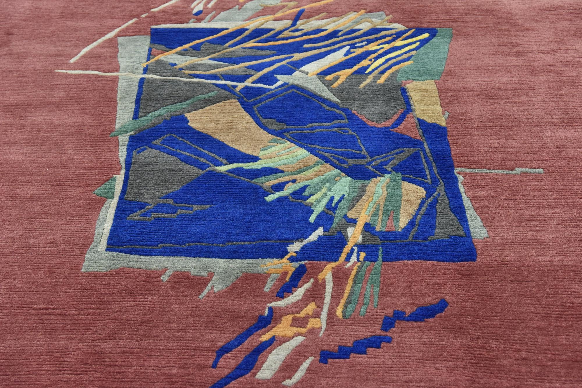 6' 7 x 9' 10 Hand Knotted Nepal Wool Rug