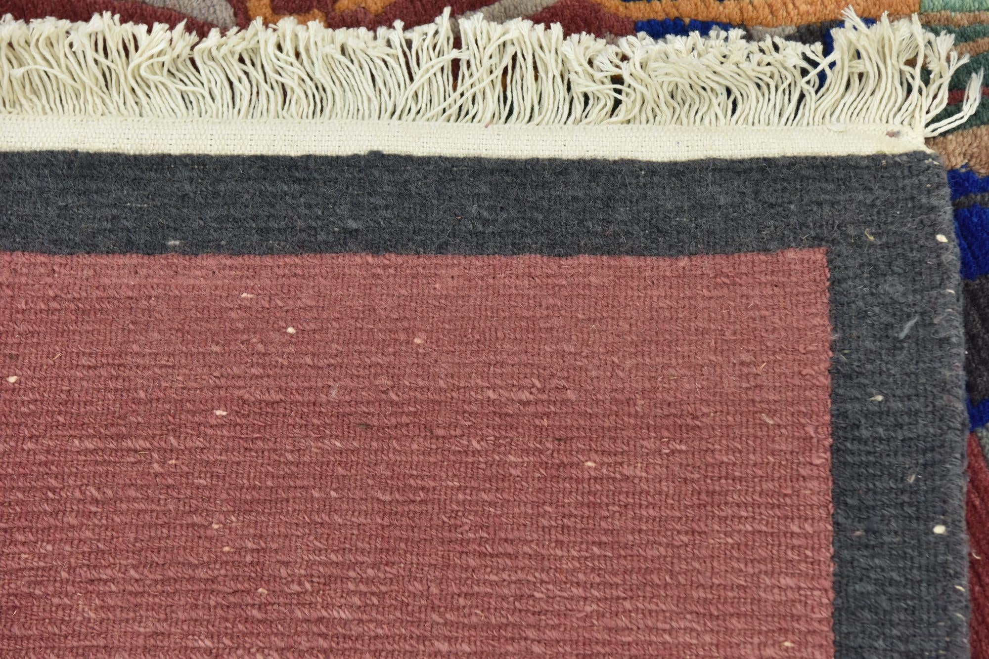 6' 7 x 9' 10 Hand Knotted Nepal Wool Rug