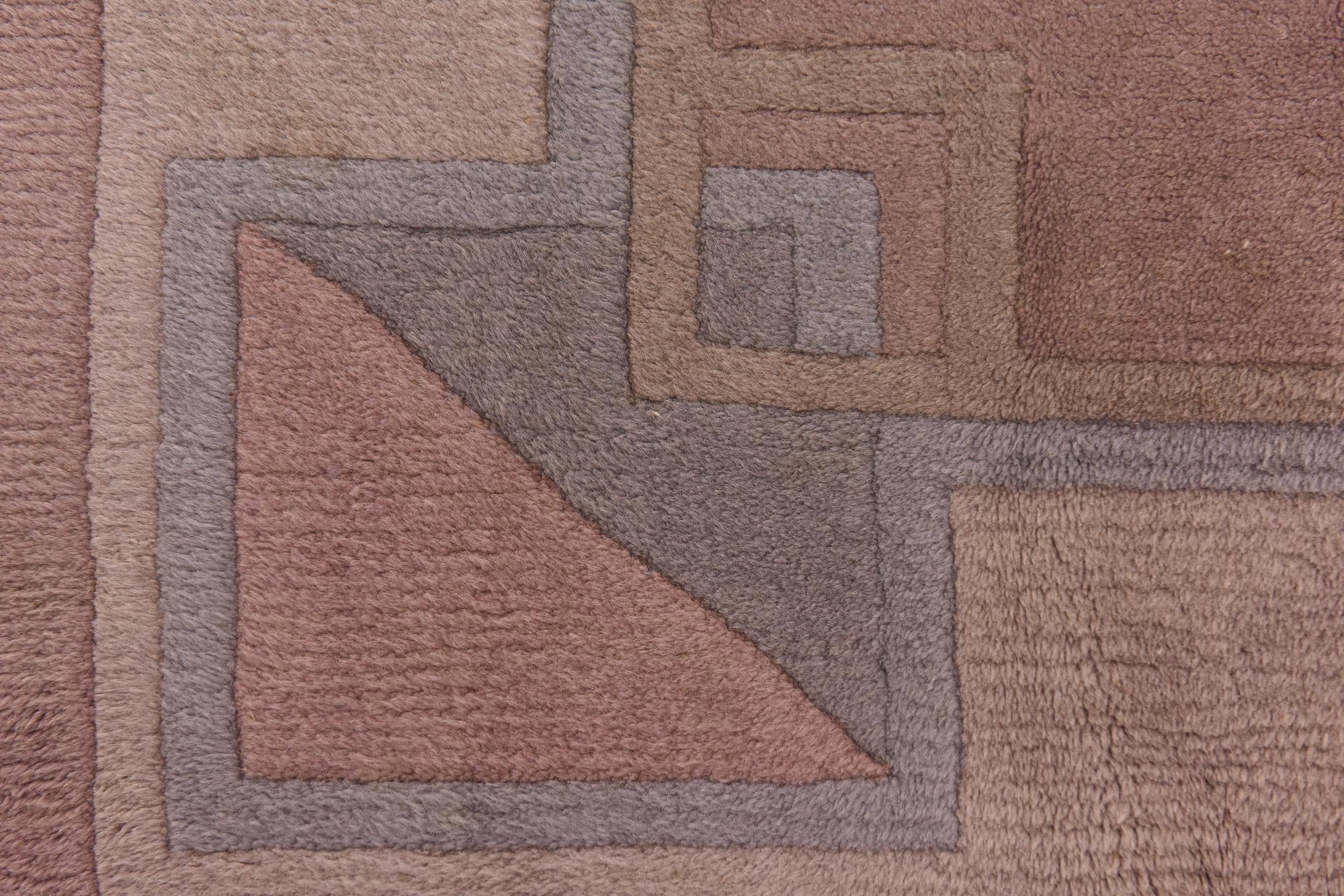 6' 6 x 9' 9 Hand Knotted Nepal Wool Rug