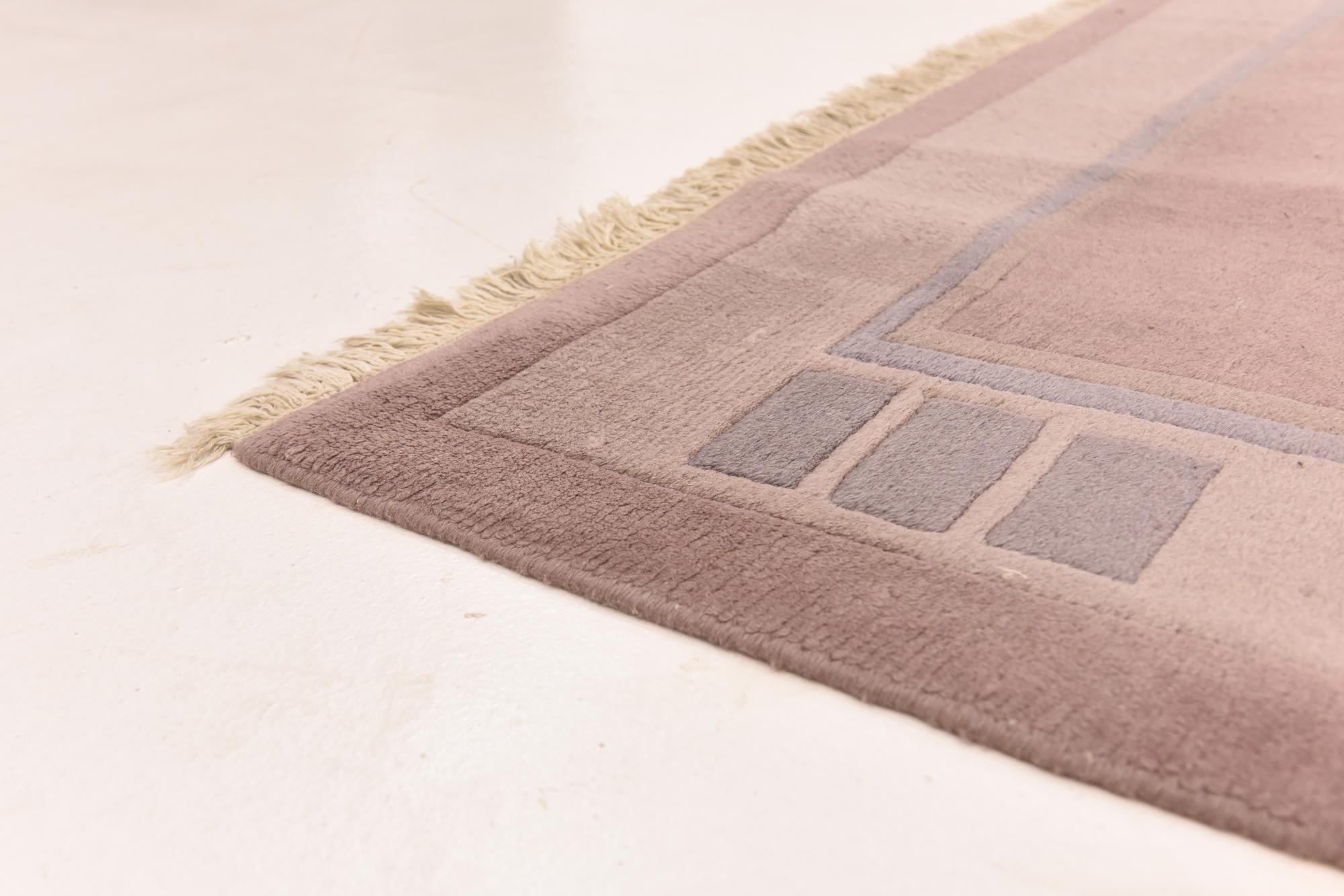 6' 6 x 9' 9 Hand Knotted Nepal Wool Rug