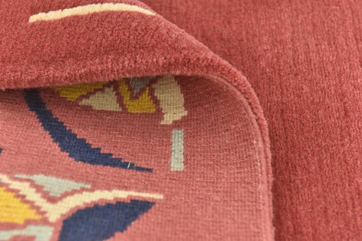 Detail image of 4' 8 x 6' 8 Hand Knotted Nepal Wool Rug