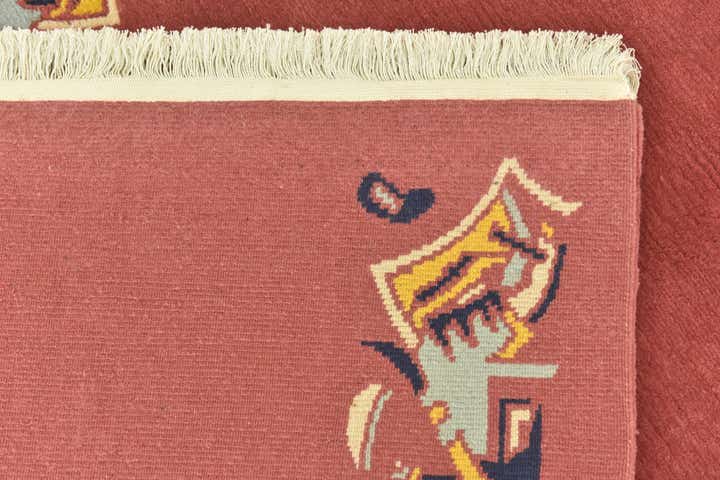 4' 8 x 6' 8 Hand Knotted Nepal Wool Rug