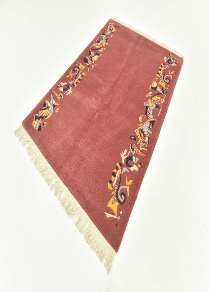 4' 8 x 6' 8 Hand Knotted Nepal Wool Rug