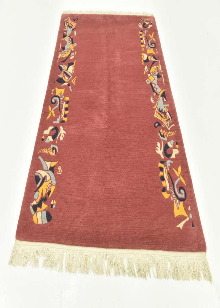 4' 8 x 6' 8 Hand Knotted Nepal Wool Rug