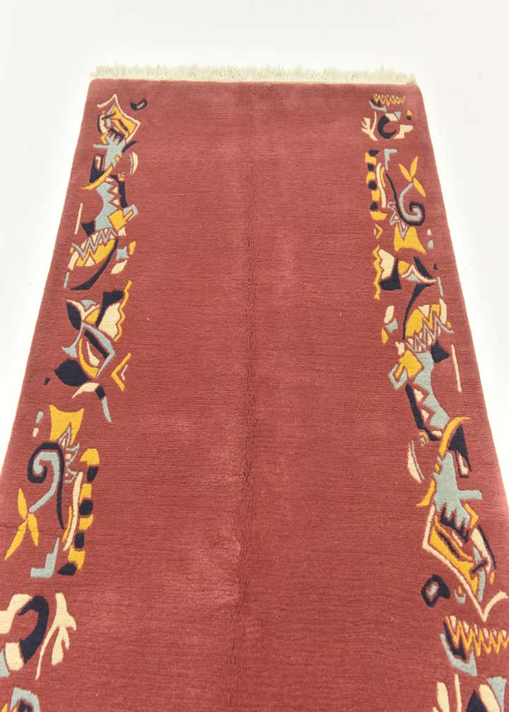 4' 8 x 6' 8 Hand Knotted Nepal Wool Rug