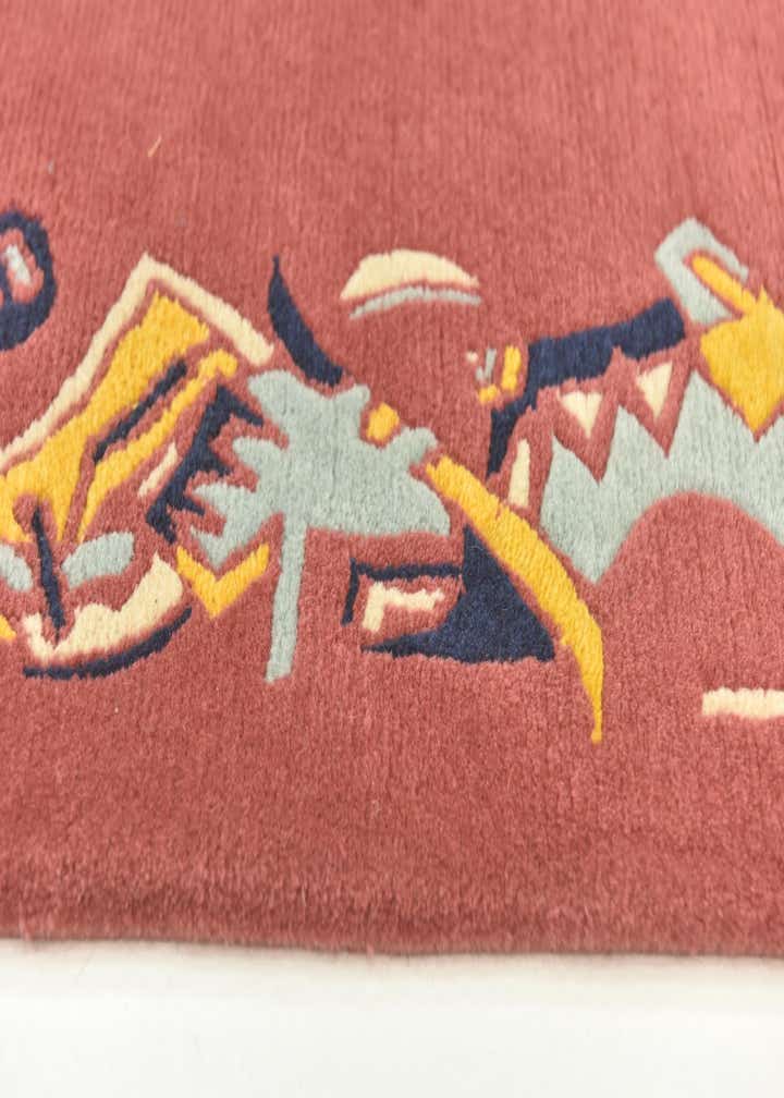 4' 8 x 6' 8 Hand Knotted Nepal Wool Rug