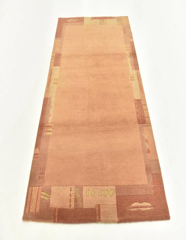 Detail image of 4' x 5' 9  Hand Knotted Nepal Wool Rug