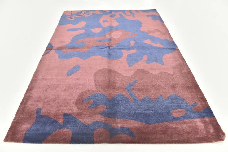 Detail image of 5' 9 x 8' 2 Hand Knotted Nepal Rug