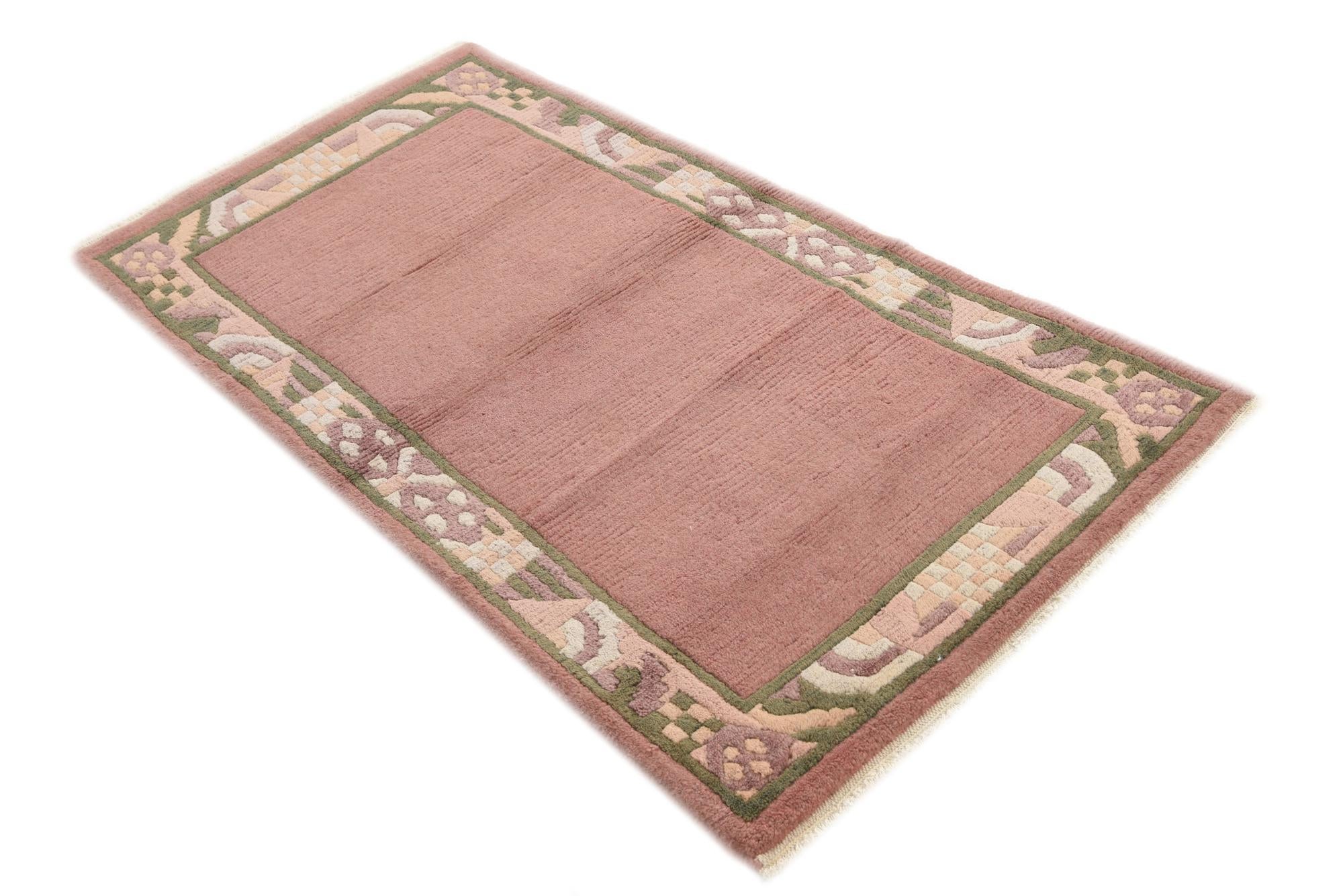 2' 6 x 4' 9 Hand Knotted Nepal Wool Rug