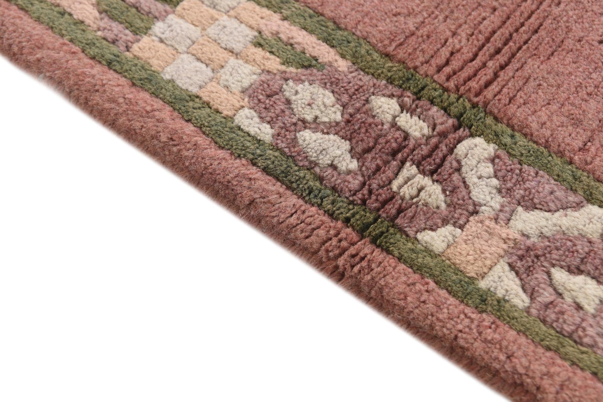 2' 6 x 4' 9 Hand Knotted Nepal Wool Rug